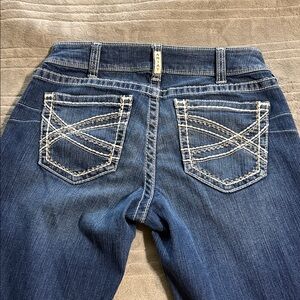 Ariat boot cut jeans mid rise 30xl worn two times